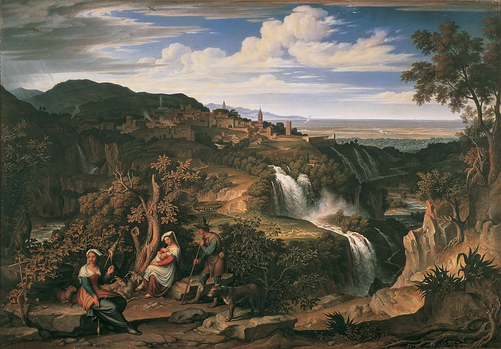 Le cascate di Tivoli - Kunsthistorisches Museum, Vienna